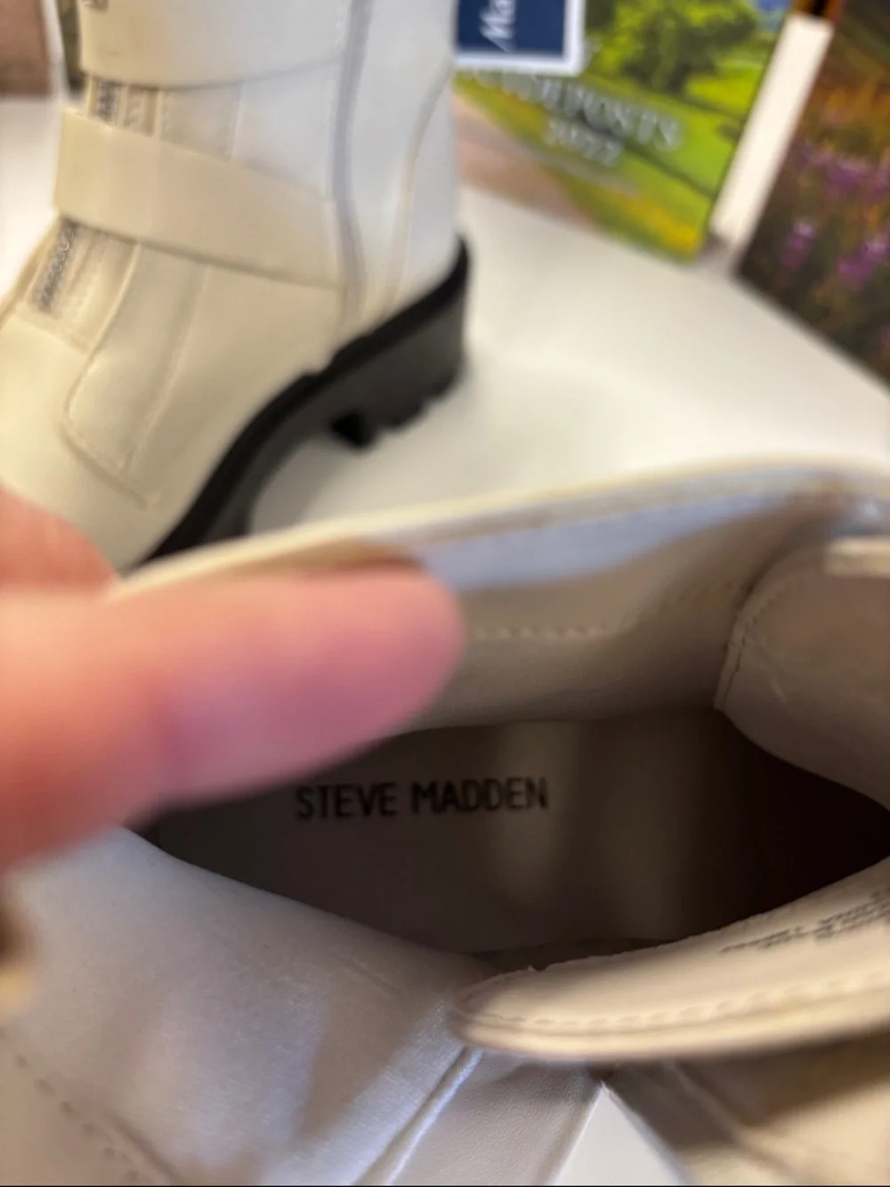 Marshalls Boots with Black Lug Sole size 6?,call out inside shoe look at photos